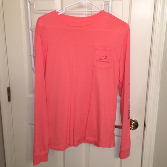 Vineyard Vines Tops - Vineyard Vines coral long sleeve